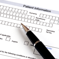 Patient Forms link